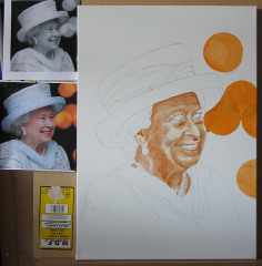 © KLArt.co.uk Queen Portrait