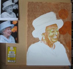 © KLArt.co.uk Queen Portrait