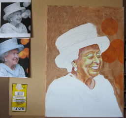 © KLArt.co.uk Queen Portrait