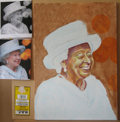 © KLArt.co.uk Queen Portrait