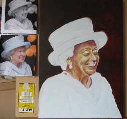 © KLArt.co.uk Queen Portrait