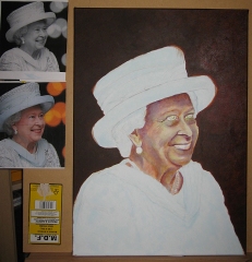© KLArt.co.uk Queen Portrait