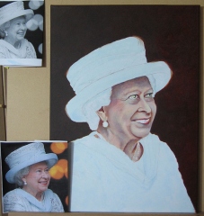 © KLArt.co.uk Queen Portrait