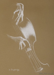 © KLArt.co.uk  Study in the Bass Clef - Cello