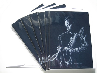 © KLArt.co.uk - Blue Sax Cards