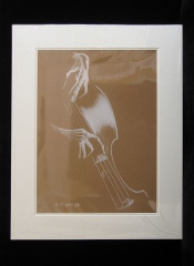 © KLArt.co.uk - Study in the Bass Clef - Cello Print