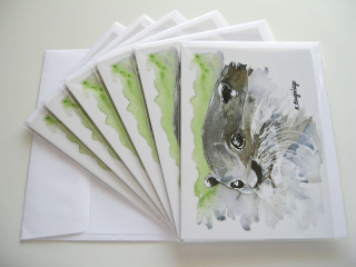 © KLArt.co.uk - Curious Otter Cards