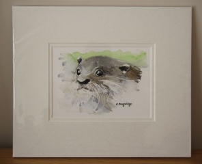 © KLArt.co.uk - Curious Otter Print