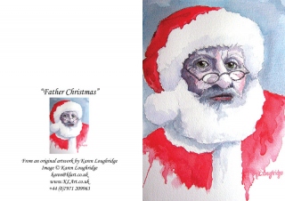 © KLArt.co.uk - Father Christmas Card