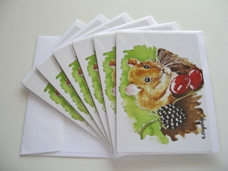 © KLArt.co.uk - Hazel Dormouse Cards