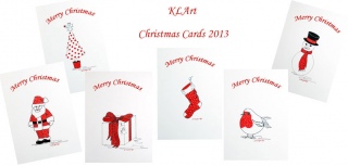 © KLArt.co.uk - Polka Dot Cards (Words)