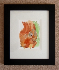 © KLArt.co.uk - Shadow Tail Red Squirrel Original