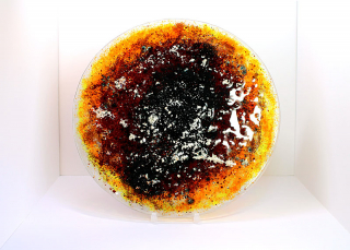 © KLArt.co.uk Vesuvio 2 Glass Plate