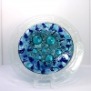 © KLArt.co.uk Blue Bubble Glass Plate