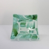 © KLArt.co.uk Shades of Green Glass Dish