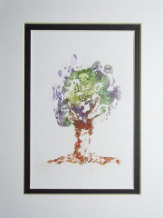 033 © KLArt.co.uk Encaustic Broccoli
