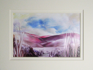 027 © KLArt.co.uk Purple Landscape