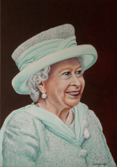 002 © KLArt.co.uk Queen Portrait