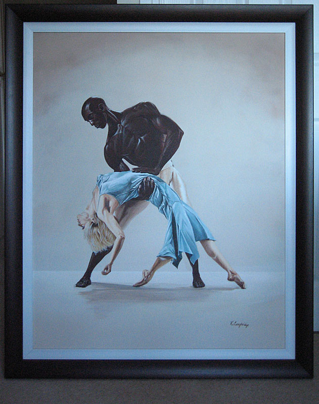 Image of Ballet 1 painting with frame