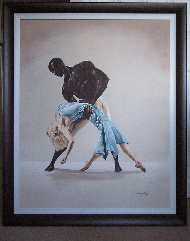 Image of Ballet 1 framed painting