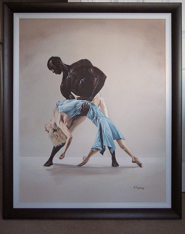 Image of framed Ballet 1 painting