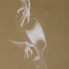 Image of Cello pastel painting