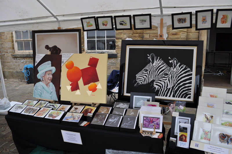KLArt stall at Wentworth Woodhouse